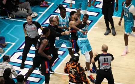 Pistons’ Stewart Suspended 7 Games, Hornets’ Bridges and Diabate 4 for Brawl
