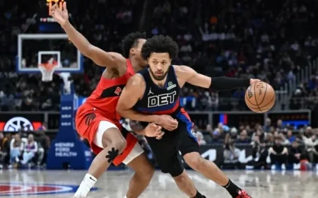 Pistons Face Raptors in Key Clash Before All-Star Break