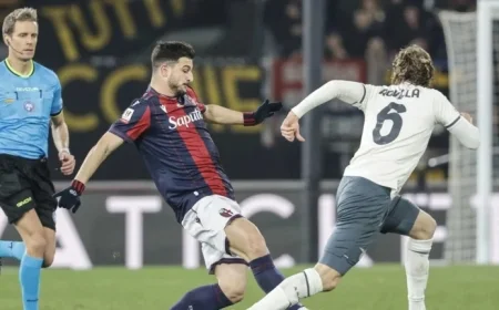 Coppa Italia: Bologna and Lazio Clash Ends 1-1 with Highlights and Photos