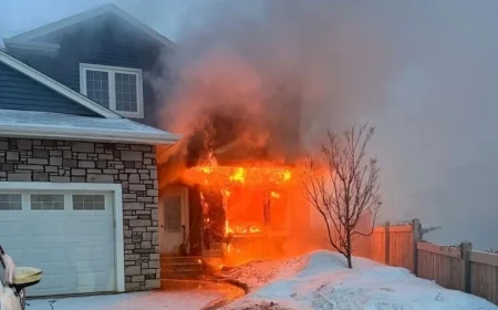 Fort McMurray Firefighters Save Dogs from House Fire