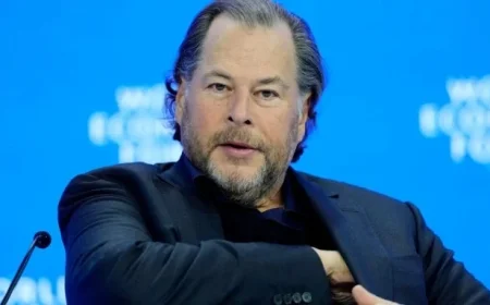 Salesforce Executives Discuss CEO Benioff’s Controversial ICE Jokes