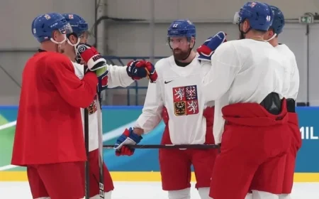 Czechia Faces Tough Olympic Opening Against Canada