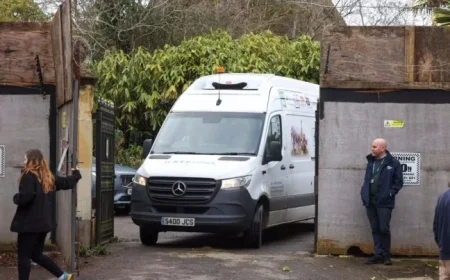 Armed Police Patrol Bristol Zoo Site in Clifton