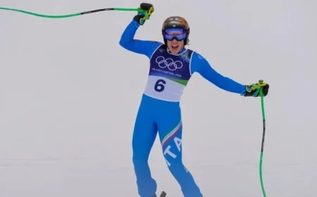 Brignone Nears Gold in Women’s Super-G; Goggia Out, Pirovano Fifth