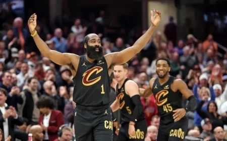 Sam Merrill’s Nine Triples Ignite Cavs’ 138-113 Victory Over Wizards