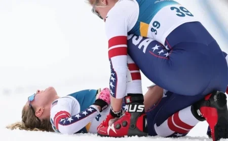 Jessie Diggins Collapses in Pain After Winning Winter Olympics Bronze