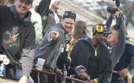 Sam Darnold and Seahawks Thrill 700k Fans at Super Bowl Parade