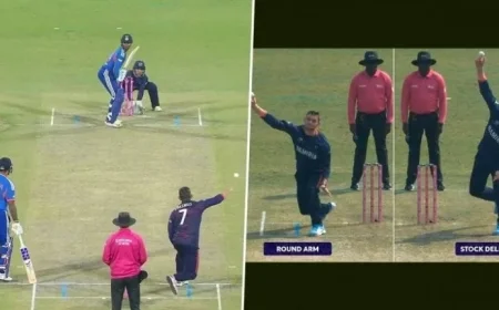 Namibia’s Usman Tariq Fans Compare Gerhard Erasmus’ Bowling to Pakistan Spinner