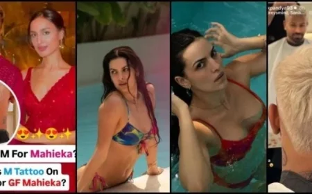 Hardik Pandya Tattoos Mahieka’s Initial; Ex-Wife Natasa Posts Swimsuit Photos