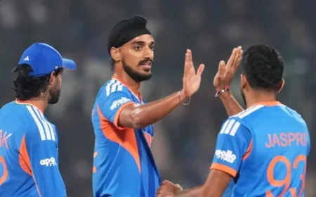 Arshdeep Singh Reaches Key Career Milestone in India-Namibia T20 Delhi Match