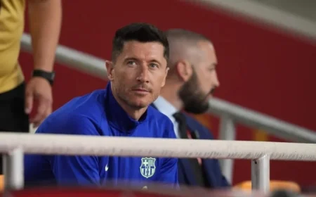 Robert Lewandowski Absent from Atlético vs Barcelona’s Copa del Rey Clash
