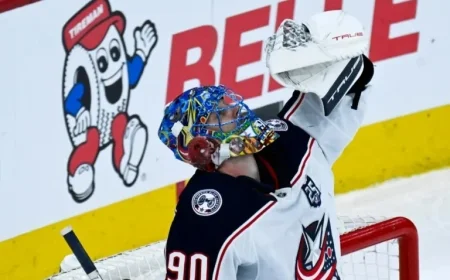 Elvis Merzļikins to Lead Latvia Against USA in Olympic Opener