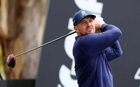Bryson DeChambeau Tops Tee Shot at LIV Adelaide: Watch Now