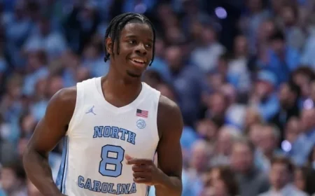 UNC’s Wilson Sprains Wrist in Miami Loss