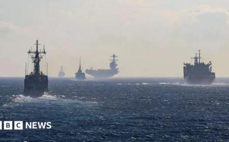 US Navy Ships Collide Near South America Coast