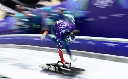 Winter Olympics Highlights: Speed Start Captured in Photo of the Day