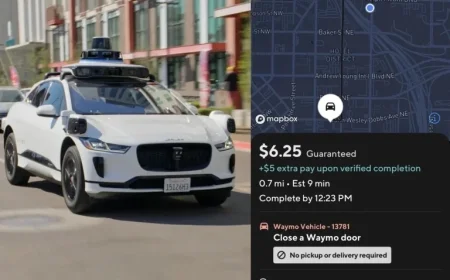 Waymo Enlists DoorDash Workers to Secure Self-Driving Car Doors