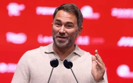 Eddie Hearn Criticizes Dana White’s Zuffa Championship as ‘Cringiest Ever’