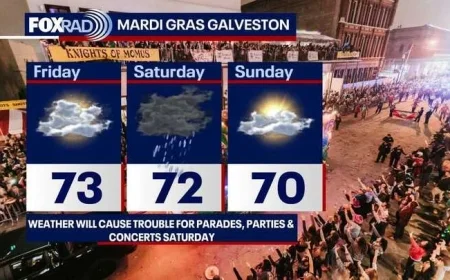 Houston Forecast: Enjoy Sunshine Before Rainy Valentine’s Day