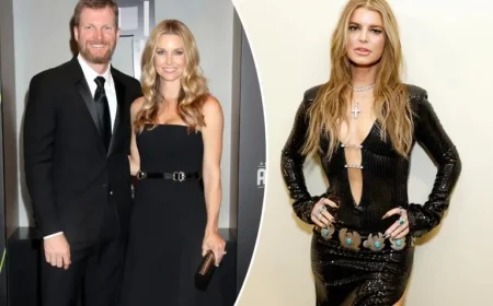 Amy Earnhardt Stops Jessica Simpson’s Visit to Dale Earnhardt Jr.