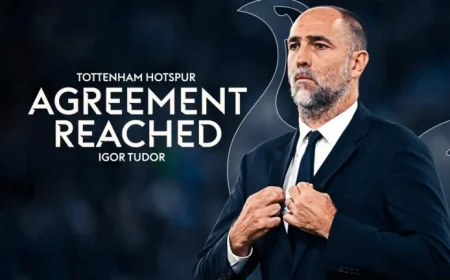 Tottenham Appoint Former Juventus Boss Igor Tudor as Interim Head Coach