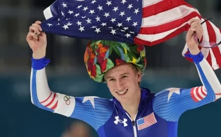 Speedskating Star’s Unique Hat Holds Surprising Significance