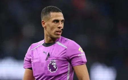 Trailblazing Referee Farai Hallam Captures Pep Guardiola’s Attention