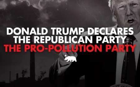 Trump Labels Republican Party as Pro-Pollution
