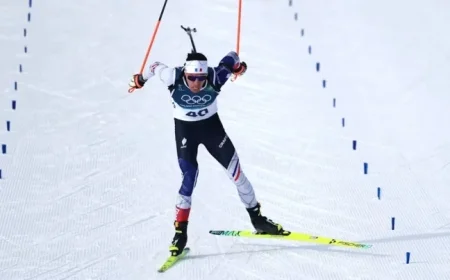Quentin Fillon Maillet Captures Seventh Medal, Wins Gold in 2026 Biathlon Sprint