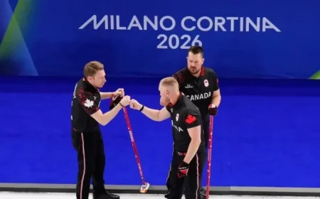 Team Jacobs Stays Undefeated at Olympics, Defeats USA and Sweden