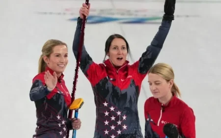 U.S. Women’s Curling Team Achieves Historic Olympic Victory Over Canada