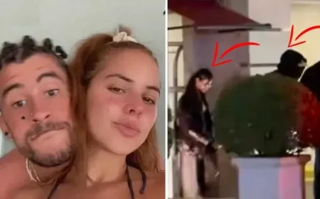 Bad Bunny and Gabriela Berlingeri Spotted Leaving Argentina Hotel Before Valentine’s Day