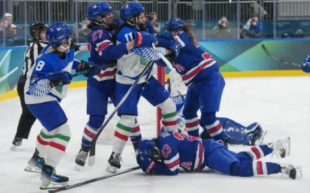US Women’s Hockey Coach Criticizes Officiating in Heated Win Over Italy