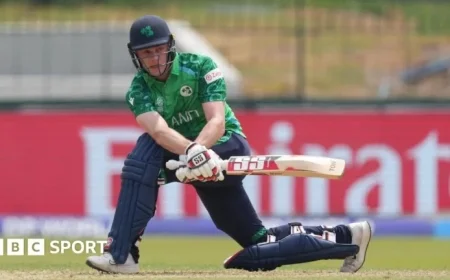 Lorcan Tucker’s 94 Boosts Ireland’s T20 World Cup Hopes in Group B