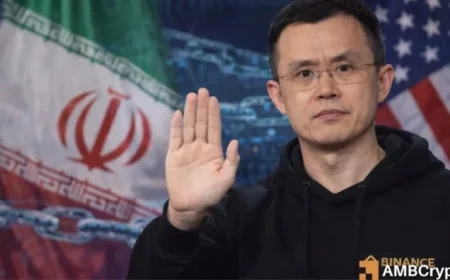 Binance CEO CZ Denounces $1B Iran Sanction Claims as ‘Paid FUD’
