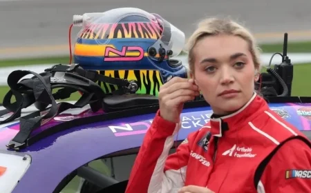 Natalie Decker Meets Bert Kreischer: Shirts Off in NASCAR Encounter