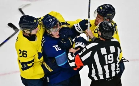Nylander Shines Despite Sweden’s Olympic Loss to Finland
