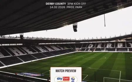 Derby County Faces Swansea City: Match Preview