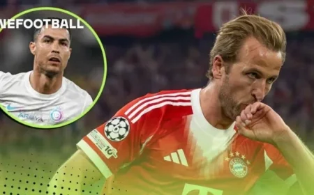 Harry Kane Poised to Surpass Cristiano Ronaldo’s Historic Goalscoring Record