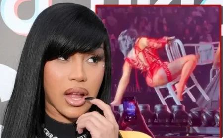 Cardi B Stumbles on Stage at ‘Little Miss Drama’ Tour