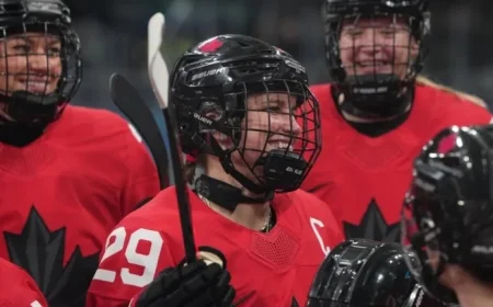 Marie-Philip Poulin Matches Wickenheiser as Canada’s Top Olympic Goal Scorer