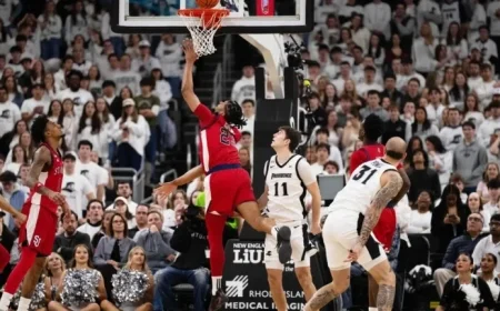 Six Players Ejected After Foul on Ex-Friars Star Bryce Hopkins in PC-St. John’s Game