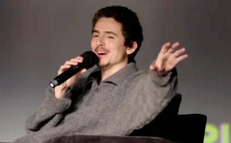 Timothée Chalamet Celebrates Theater Magic and Explains His Press Tour Vision