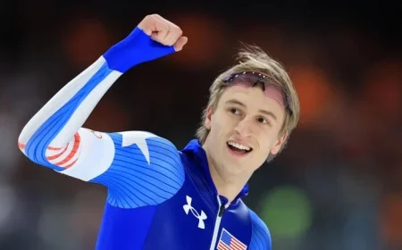 Jordan Stolz Claims Second Olympic Gold, Sets 500m Record