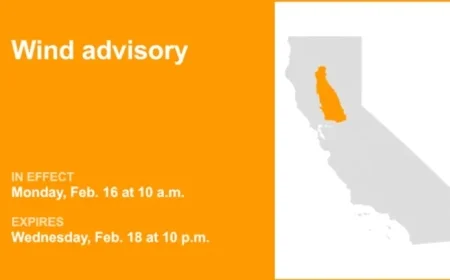 Central Valley Faces Wind Advisory from Monday to Wednesday