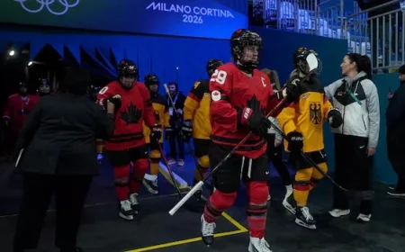 Poulin Leads Canada to Dominant Quarterfinal Victory Over Germany