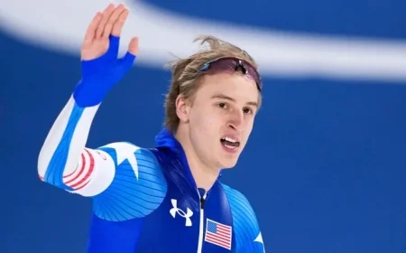 Jordan Stolz Claims Second Gold in 500m Speedskating Race