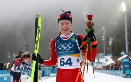 Norwegian Maren Kirkeeide Crowned Biathlon Sprint Champion