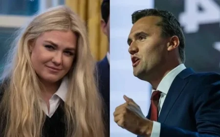 Erika Kirk Criticized for Removing Wedding Photo with Charlie Kirk from Office