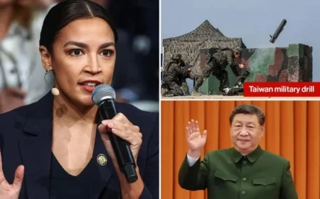 AOC Avoids Stance on U.S. Defense of Taiwan Against China Invasion